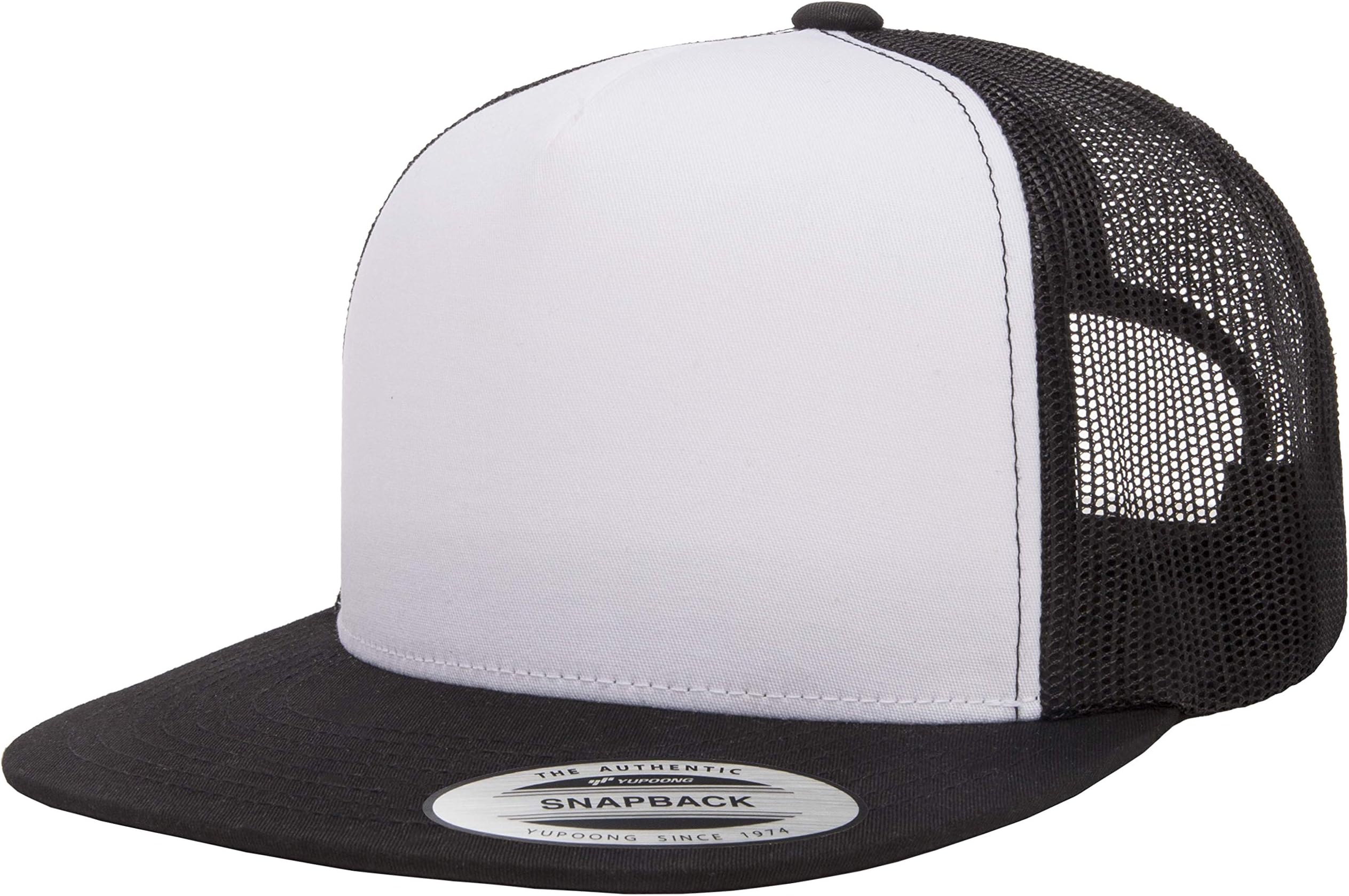 Yupoong mens Yp Classics Classic Trucker Cap - White Front Hat