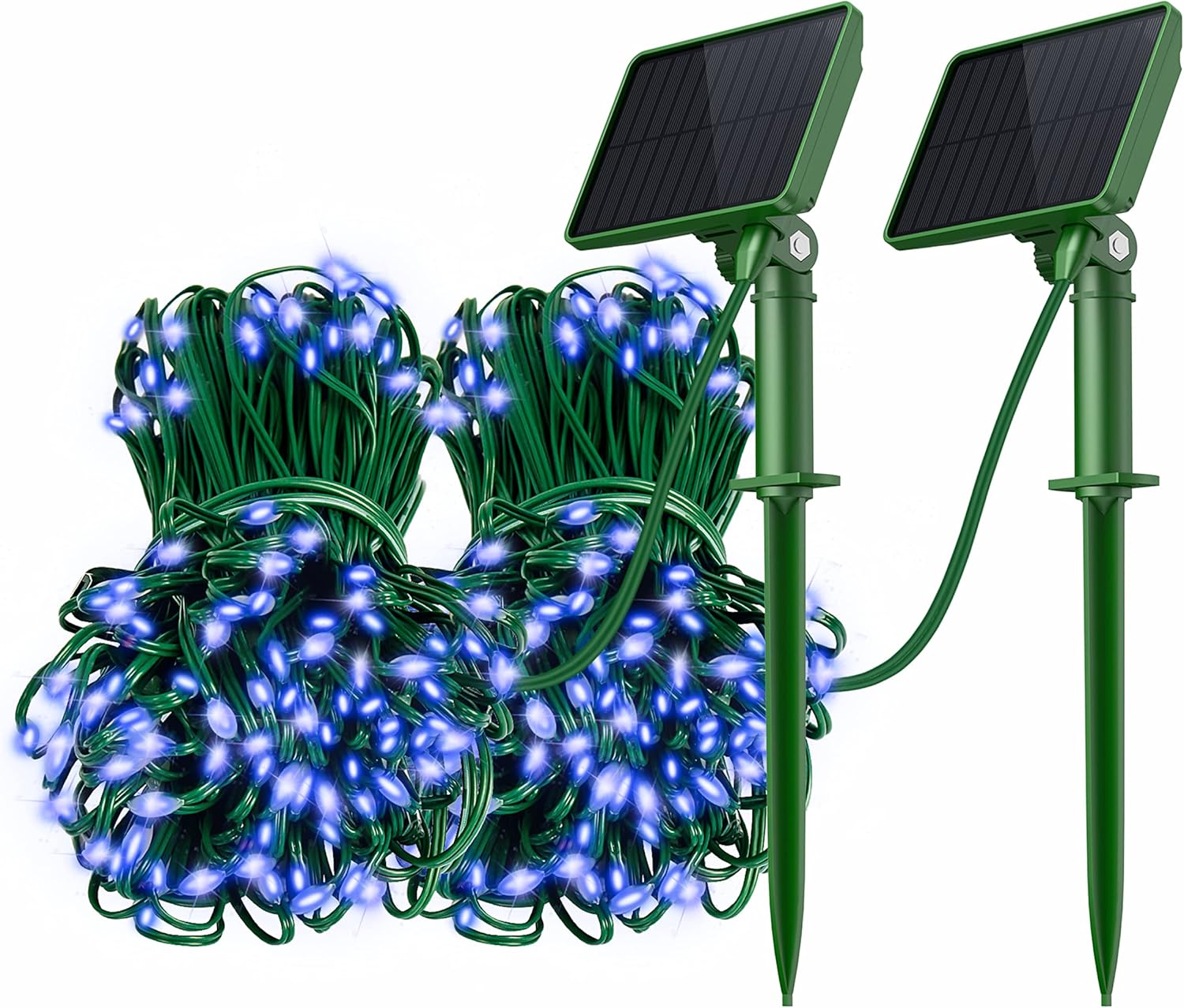 Canorful 2Packs Total 144FT 400 LED Outdoor Solar String Lights,Solar