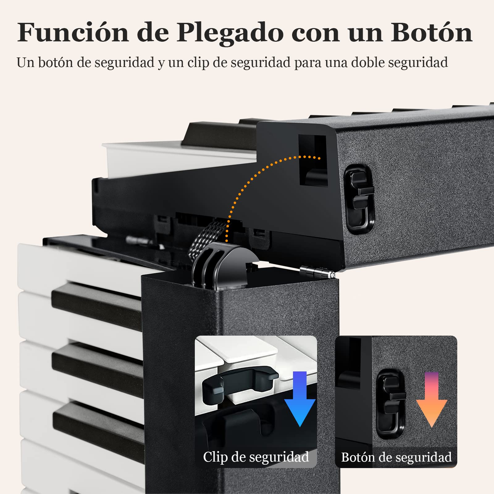 COSTWAY Piano Digital 88 Teclas, Teclado Electrónico Portátil con Teclas Pesadas, con Función Bluetooth, Interfaz MIDI, Altavoces, Sordina, y Bolsa de Transporte (con Atril, Negro)