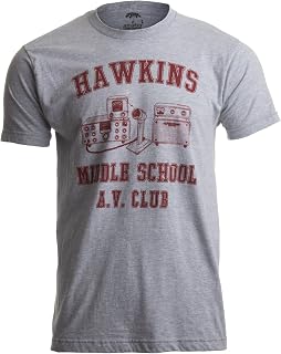 Hawkins Middle School A.V. Club | Vintage Style 80s Costume AV Hawkin T-Shirt