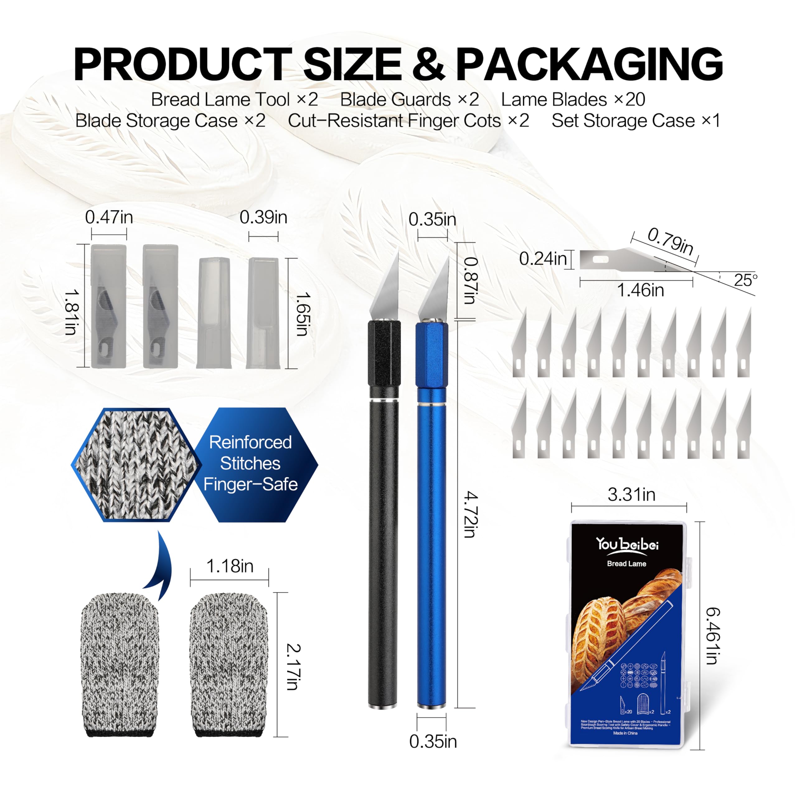 Sourdough Scoring Tool - Bread Lame 2-Pack -3