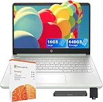 HP Stream 14" HD Business Laptop, Intel Processor N150, 16GB RAM, 1.12TB Storage (128GB UFS+1TB Docking Station Set), Intel Graphics, 720p HD Camera, Wi-Fi 6, Year Office 365, Windows 11 S, Blue