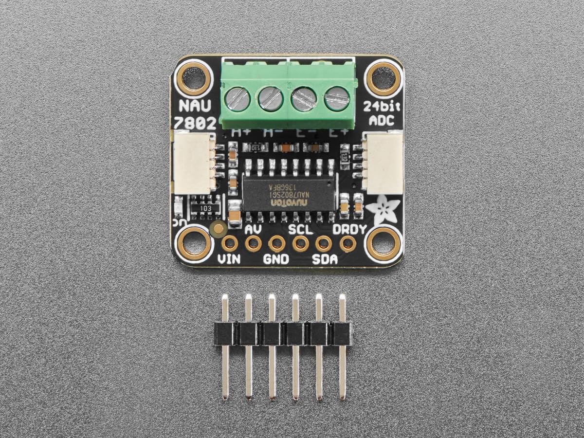 Adafruit NAU7802 24-Bit ADC für z.B. Dehnungsmessstreifen, STEMMA QT/Qwiic, 4538