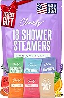 Cleverfy Shower Steamers Aromatherapy 18-Pack - Relaxation Stress Relief Shower Bombs for Women & Men