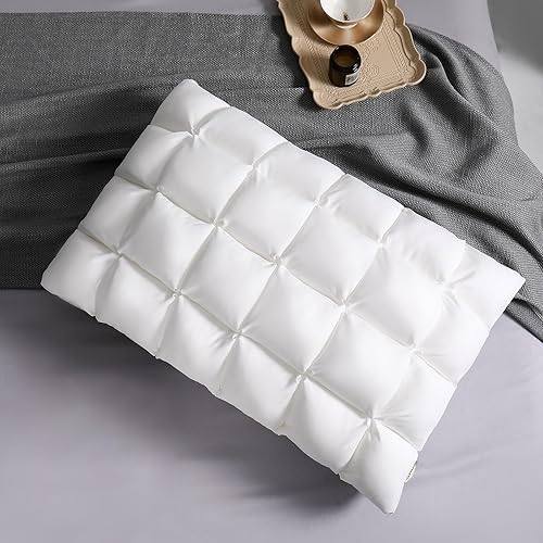 YOUR MOON Almohada suave de plumón alternativo tamaño estándar almohada de apoyo de lujo suave y esponjosa almohadas de gel para dormir almohadas de