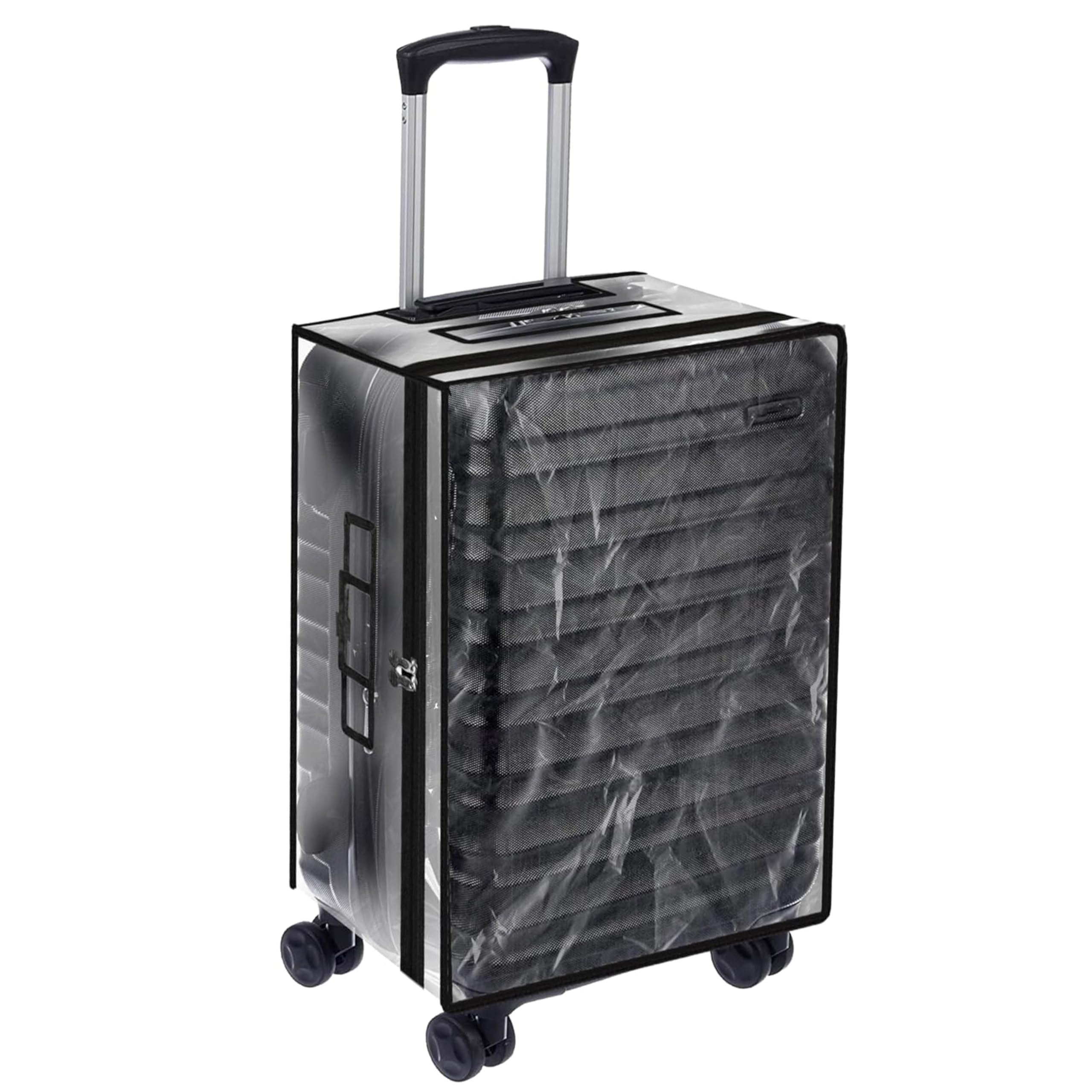 Storite 28 Inch PVC Zippered Clear PVC Suitcase Covers Protectors, Soft Side Waterproof Dustproof Suitcase Transparent Covers Case for Wheeled Luggage Trolley Protective Covers (68 x 33 x 46 Cm) (B0D6NFZLJK) Amazon Price History, Amazon Price Tracker