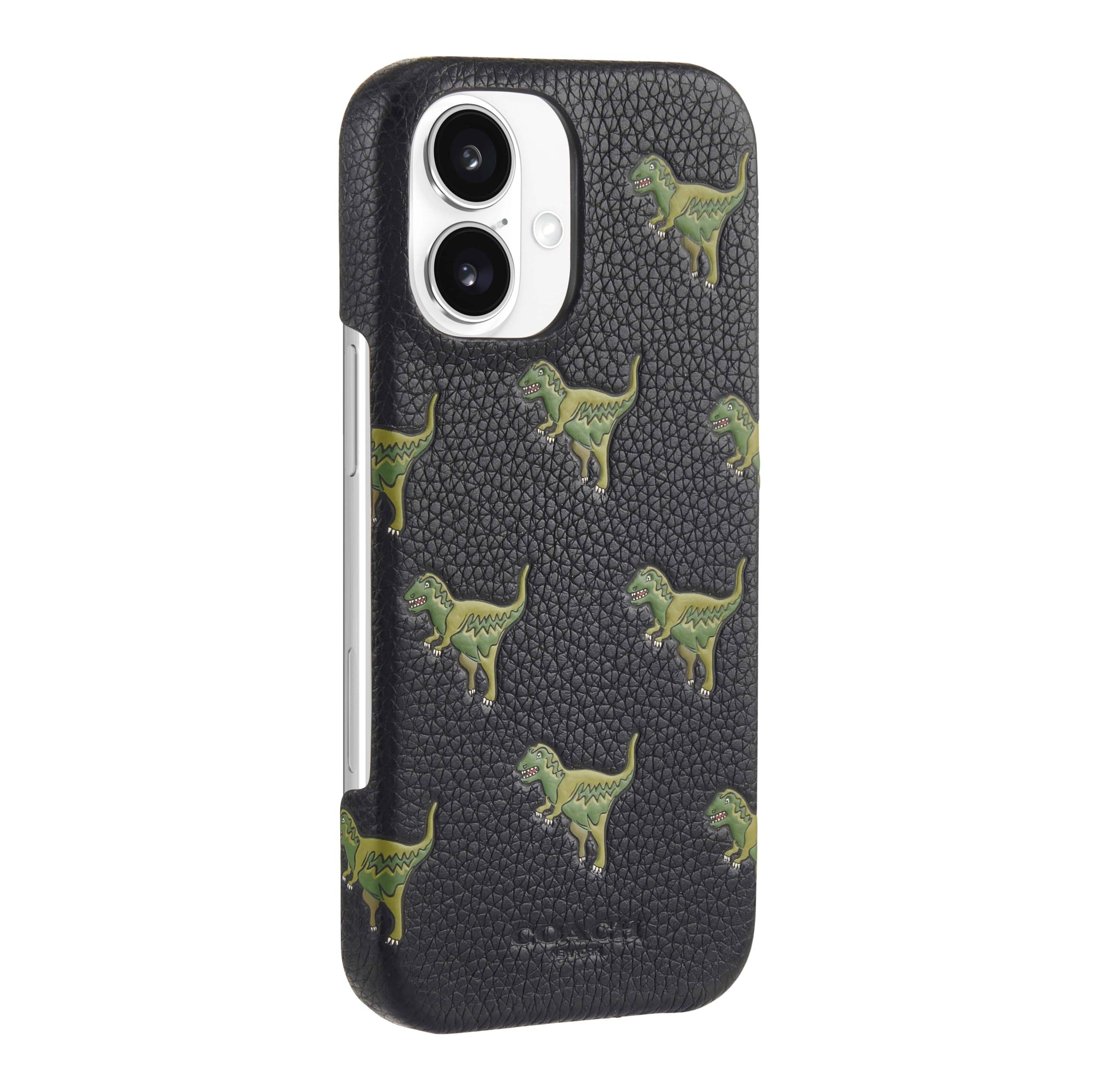 新品⭐︎コーチ Coach Repeat Rexy iPhone16 ケース Coach Leather Slim Wrap Signature Repeat Rexy - iPhone 16 Pro