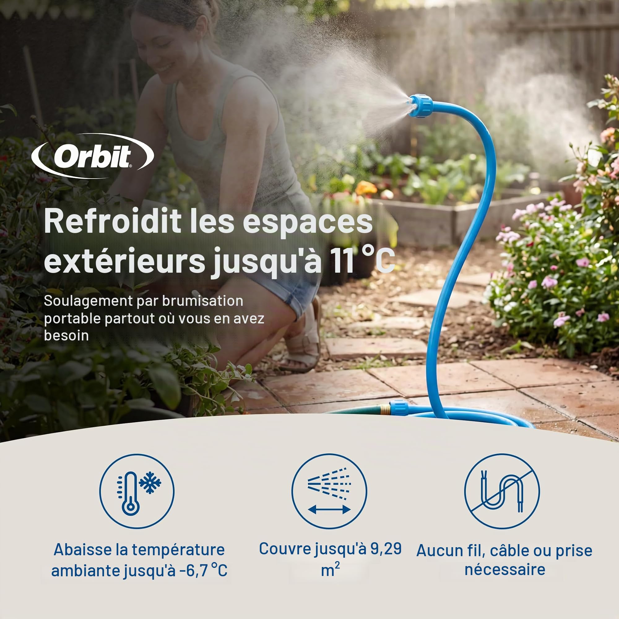 Orbit 10360 Support de Brume Portable (Les Couleurs Peuvent Varier)