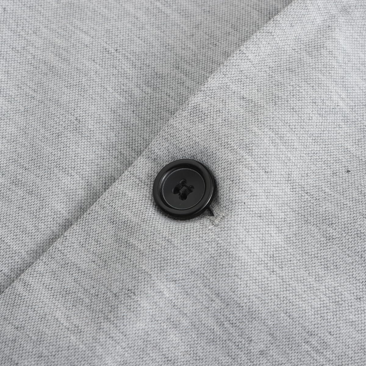 YFFUSHI Blazer da Uomo Slim Fit in Cotone Giacca Uomo Casual 1 Bottone Elegante per Matrimonio Ufficio Cerimonia
