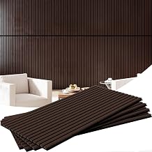 Sound Proof Wall Panels 2' X 4', Wood Acoustic Wall Panels, Sound Absorbing, Noise Cancelling,Easy Install, Set of 2 Brown