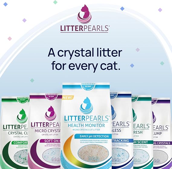 Litter Pearls TracksLess Low-Tracking 30-Day Odor Control Litter 10.5lbs