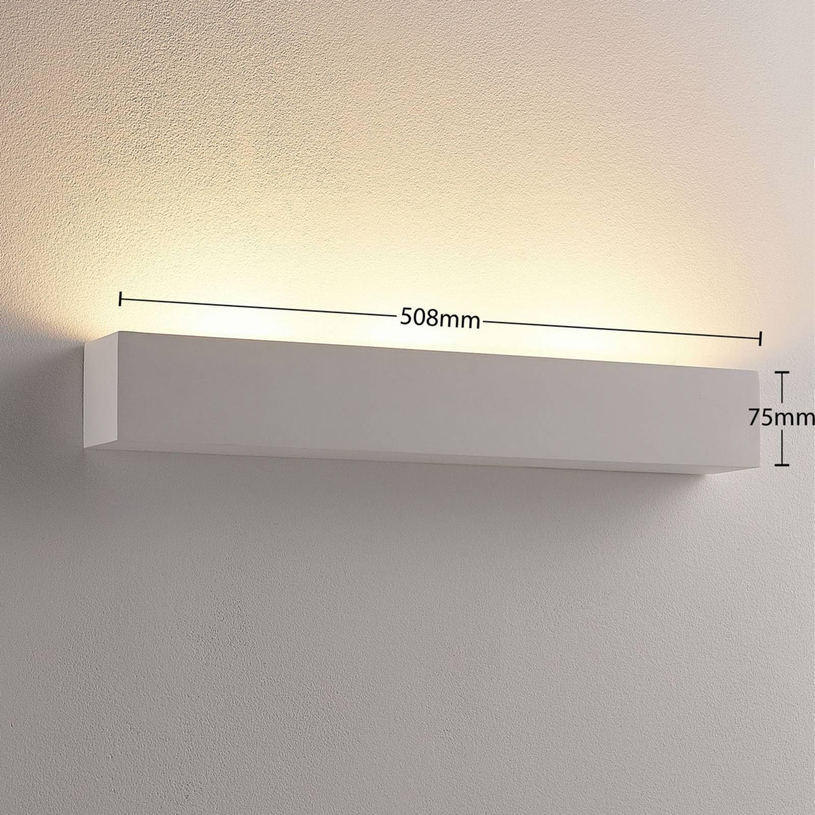 Lindby aplique de pared en blanco, bañador
