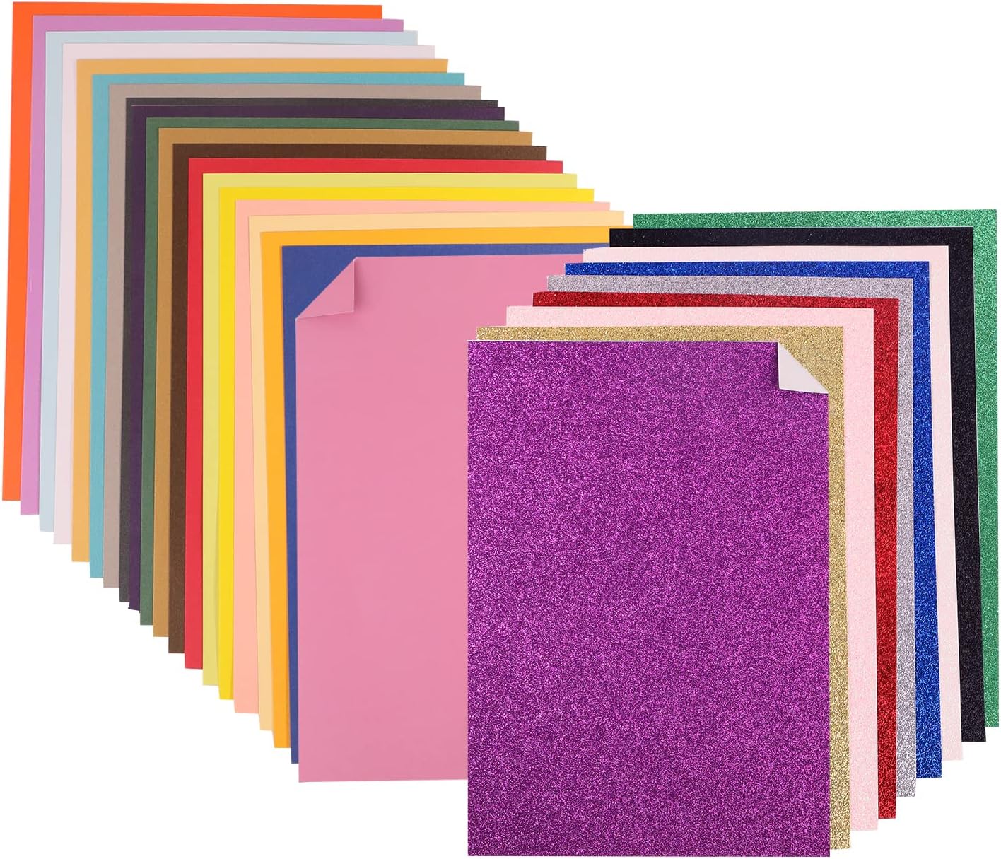 Paper Spiritz Colored Paper Cardstock 58 Sheets with 40
