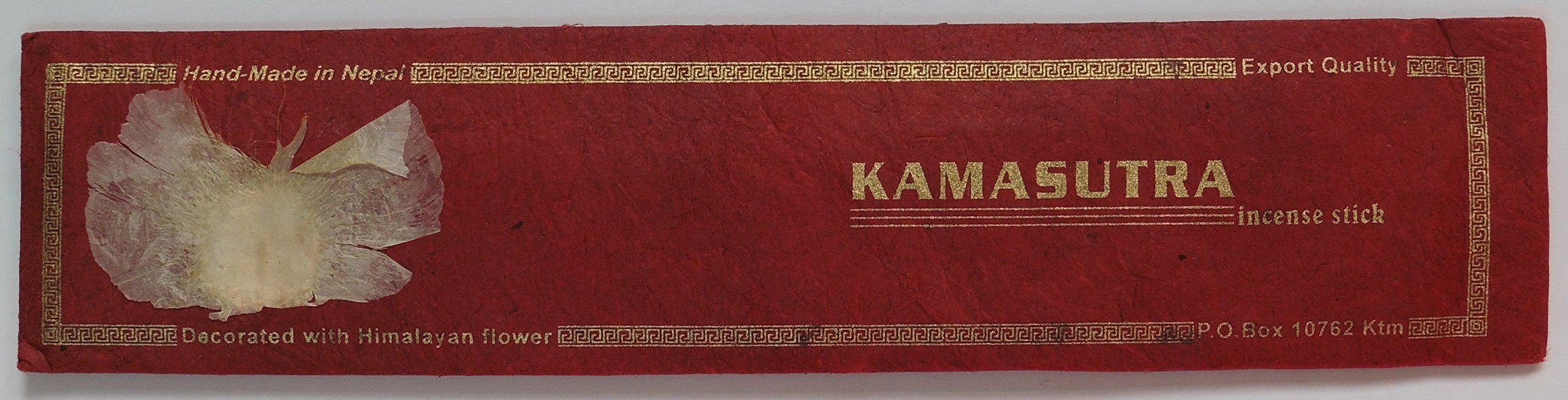 Pilgrims Fair Trade Hand Made Kamasutra Nepalese Incense Sticks Embellished With Himalaya Flower