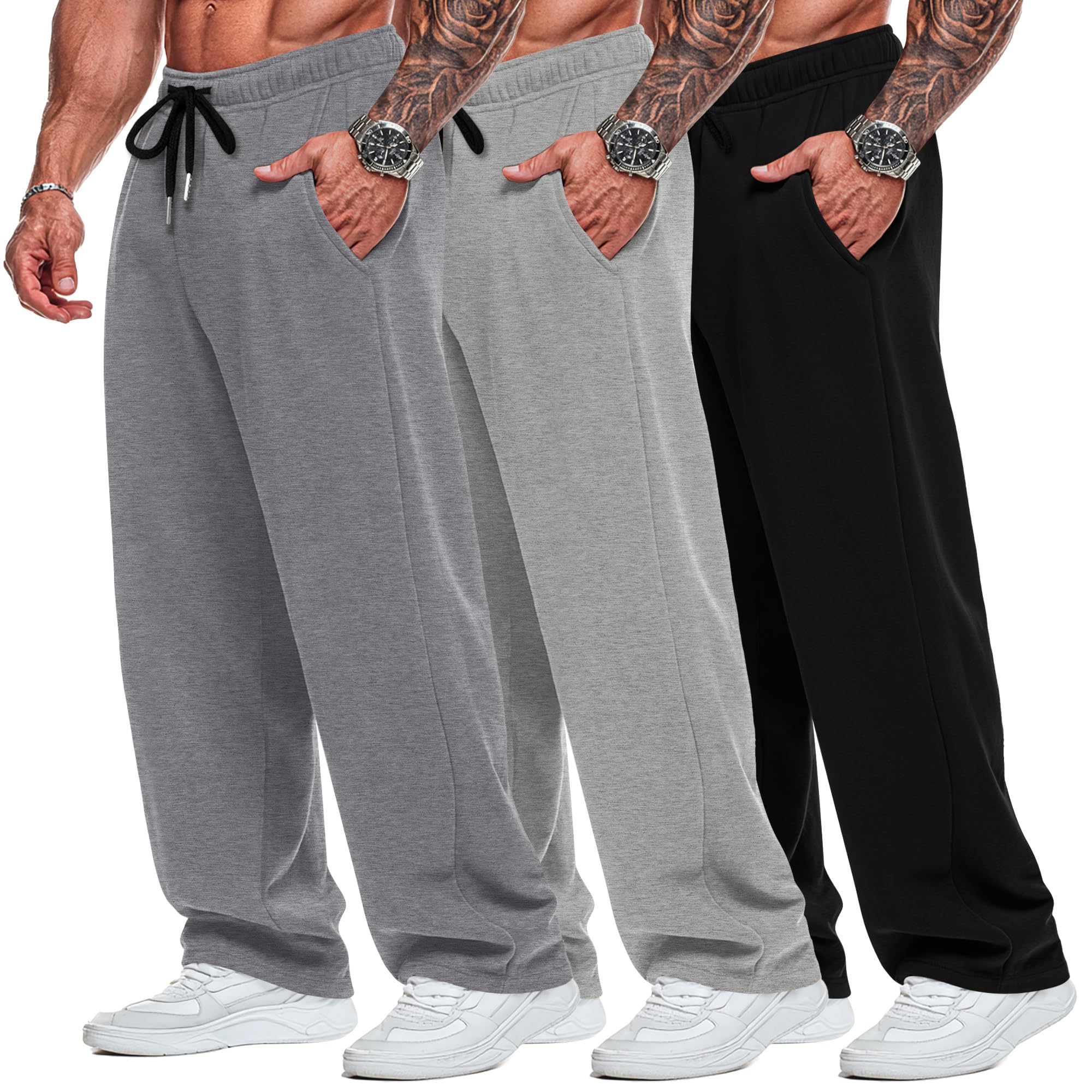 Neer 3 Pack Big and Tall Sweatpants