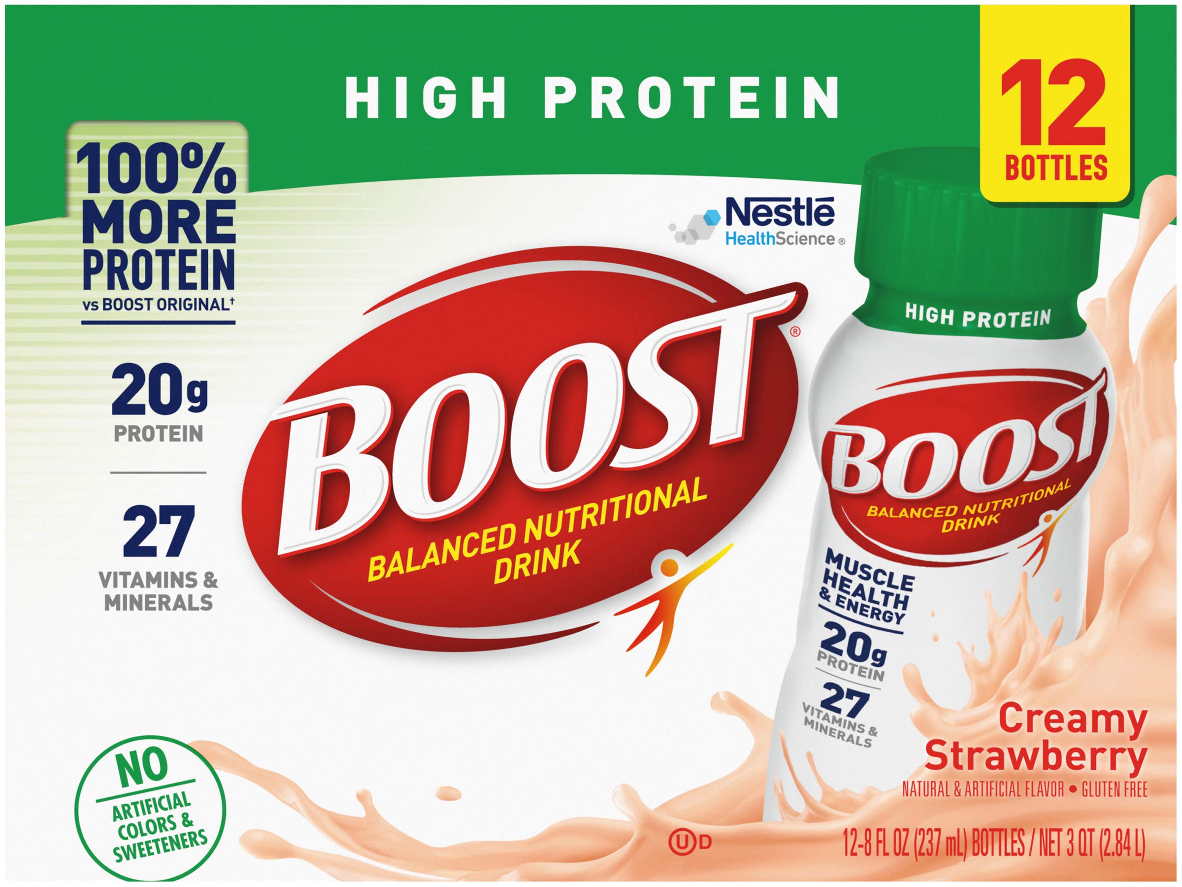 BOOST HIGH PROTEIN CREAMY STRAWBERRY(12 PACK)