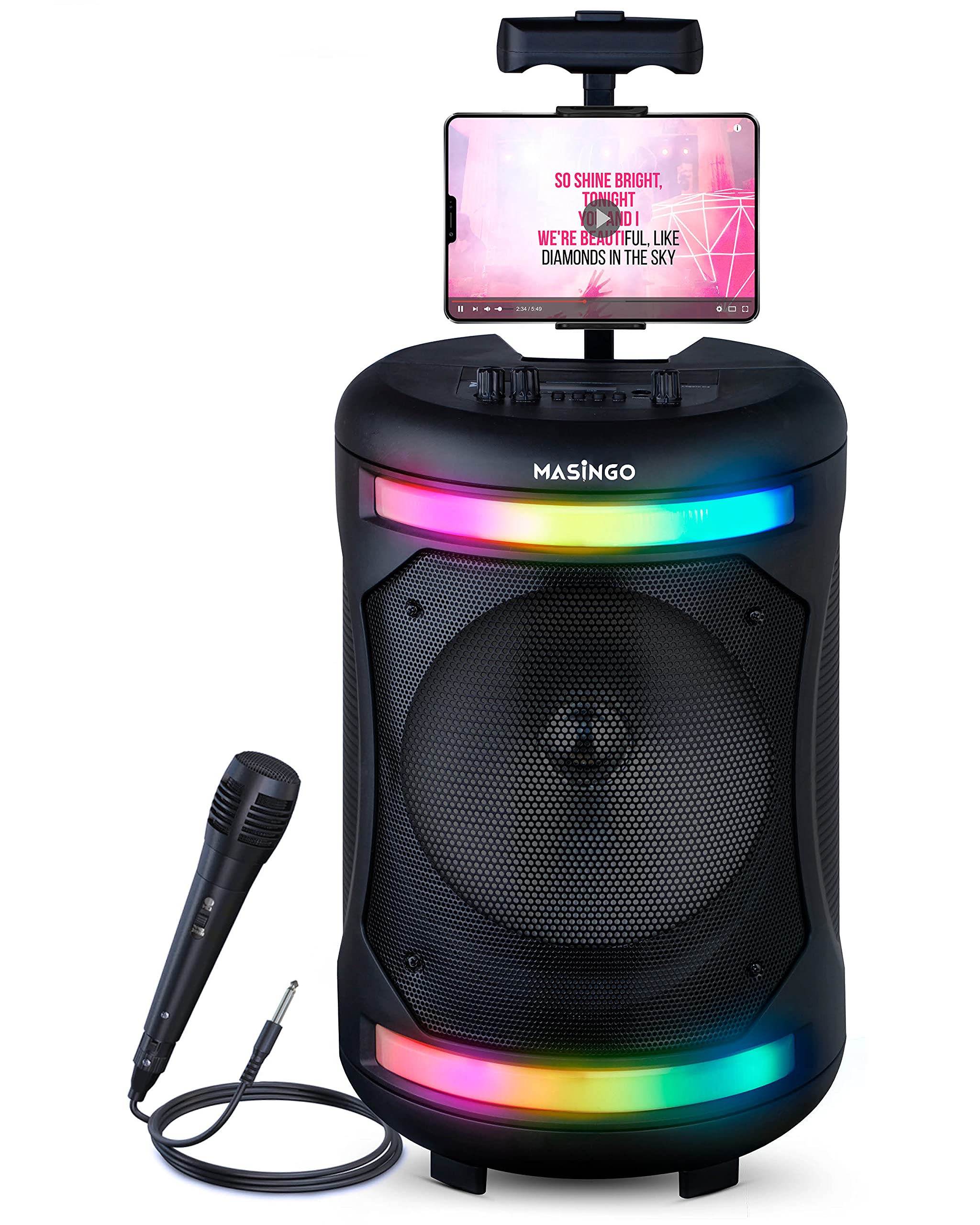 Buy Bluetooth Karaoke Machine Portable Singing Equipment Set with