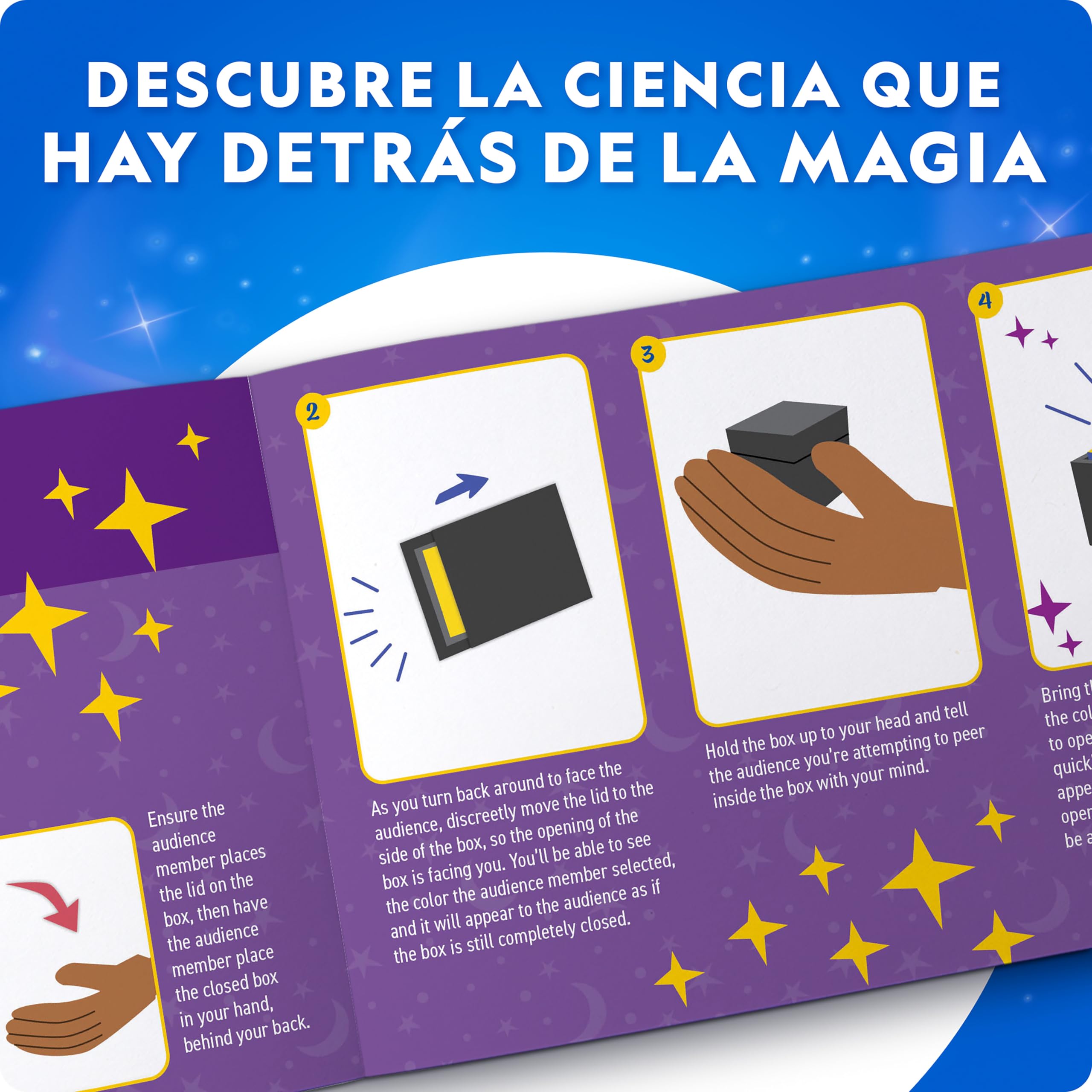 NATIONAL GEOGRAPHIC Set de Magia para Niños - 45 Trucos de Magia con Instrucciones en Video Paso a Paso de un Mago Profesional, Juguetes Educativos para Niños y Niñas