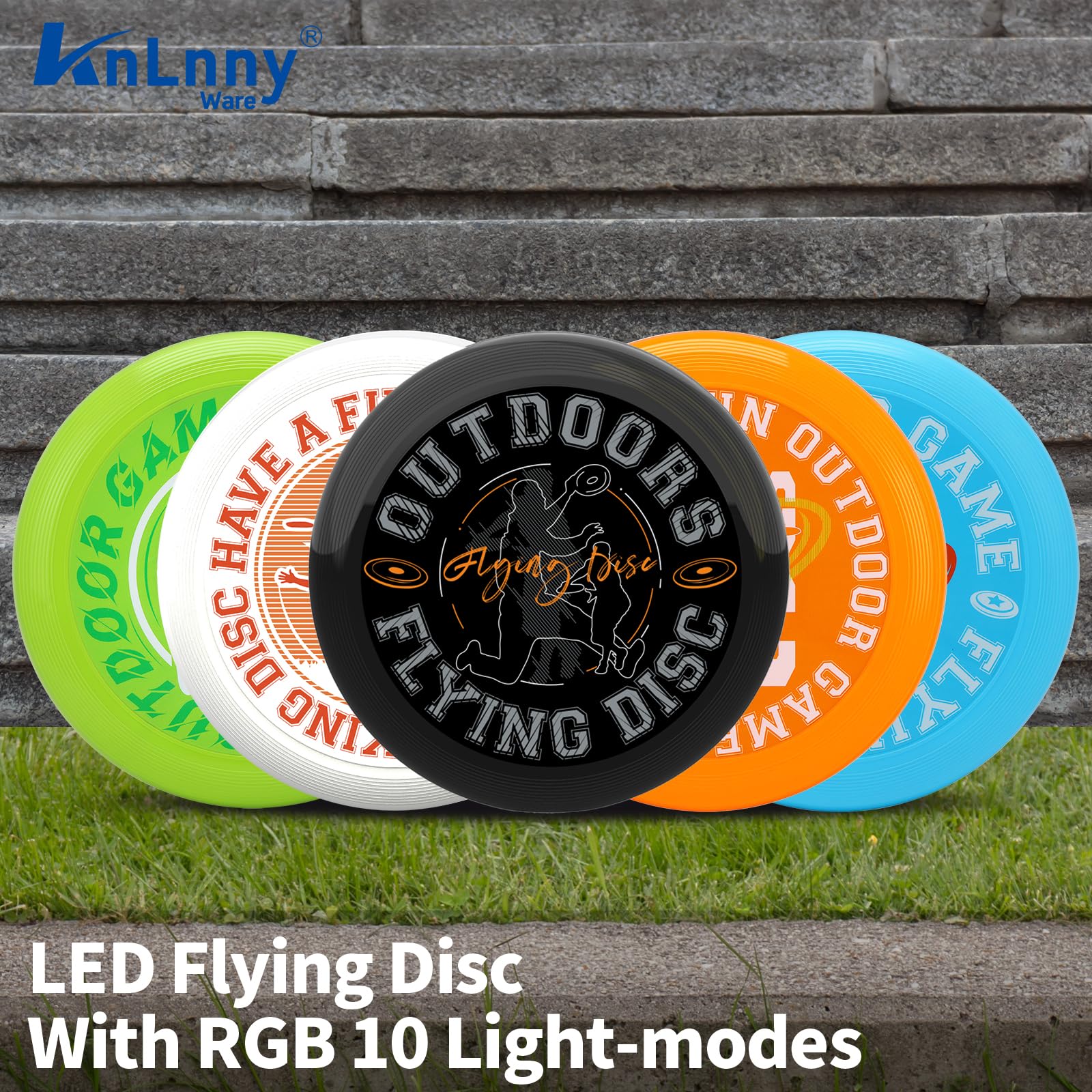 KnLnny Ware LED Flying Disc for Outdoor Games