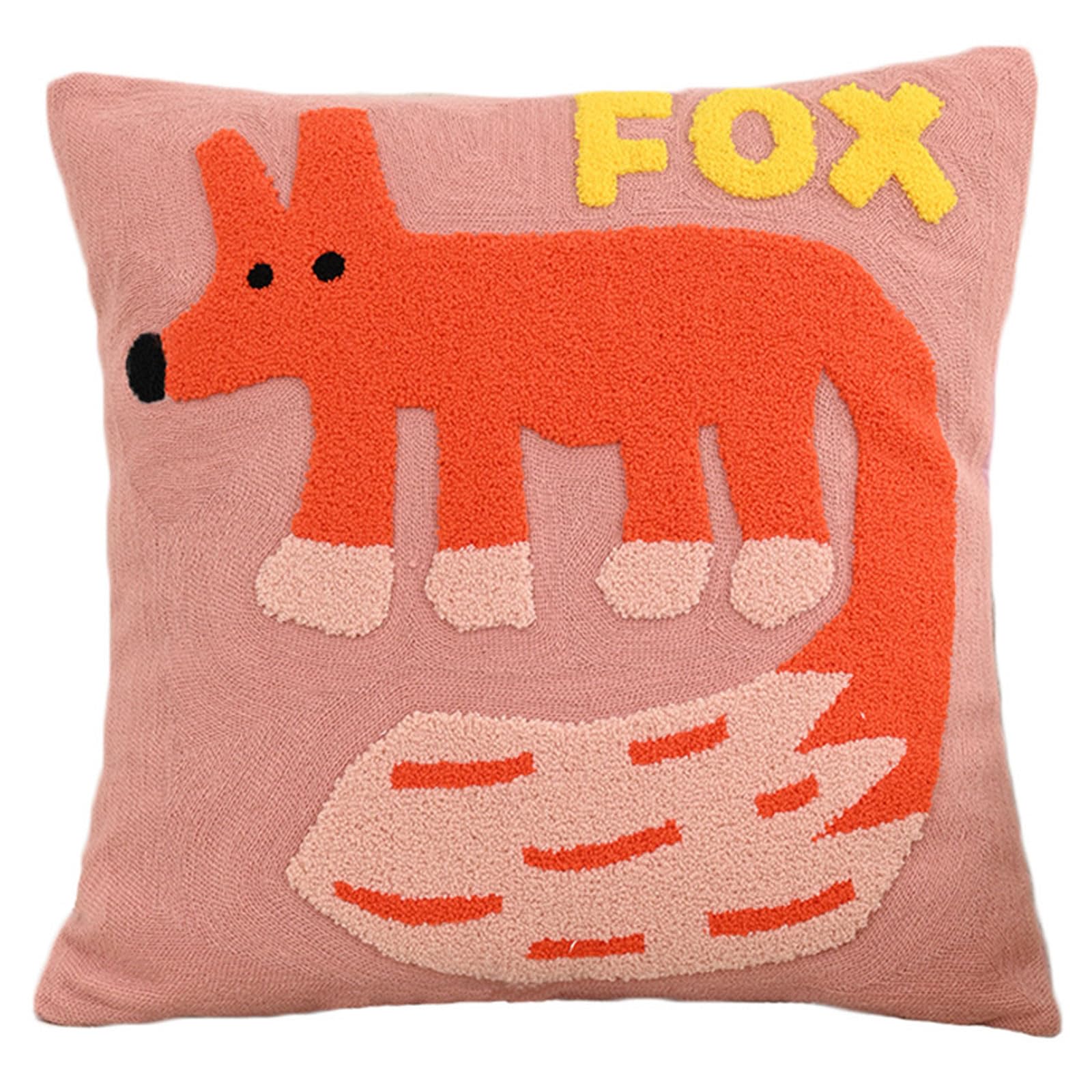 Design Cushion Covers Embroidery Poly Cotton Pillowcase for Home Decor, Machine Washable Sofa Cushion Cover Set