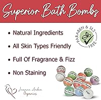 Vista 3 de Bulk Bath Bomb Gift Set-Set of 20 Bath Bombs infused with Premium Essential Oils & Moisturizing Shea Butter. Natural Organic Spa Bath Bombs for
