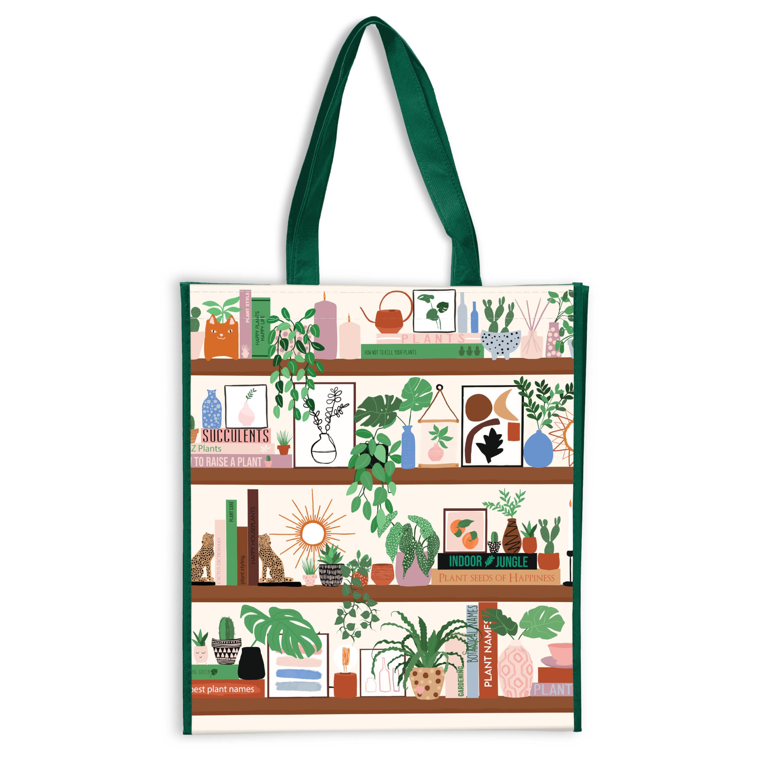 Plant Shelfie Reusable Shopping Bag by Galison (Tote bag)