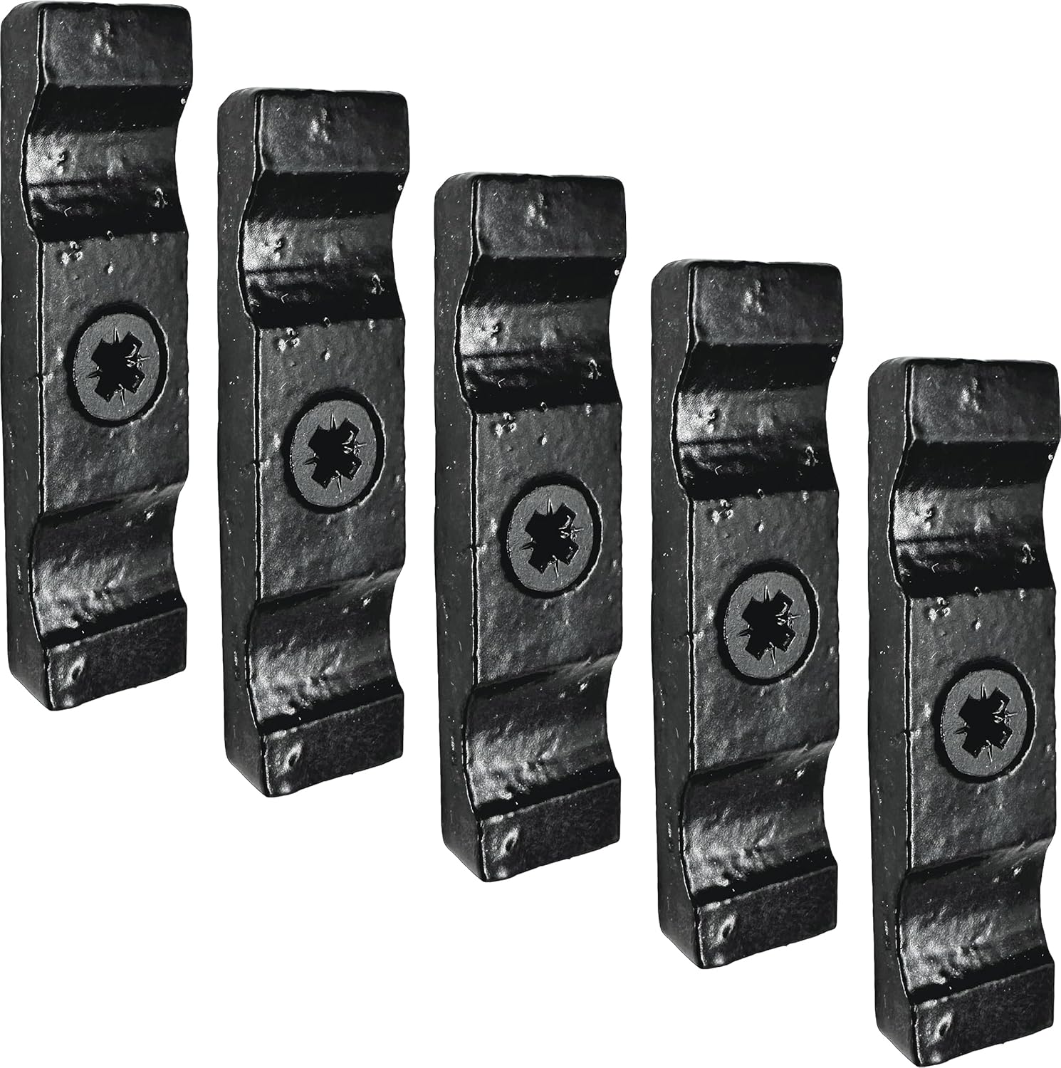 IRONTITE® 5Pc Black Turn Button Latch 50mm (2") Turn Buttons, Cupboard