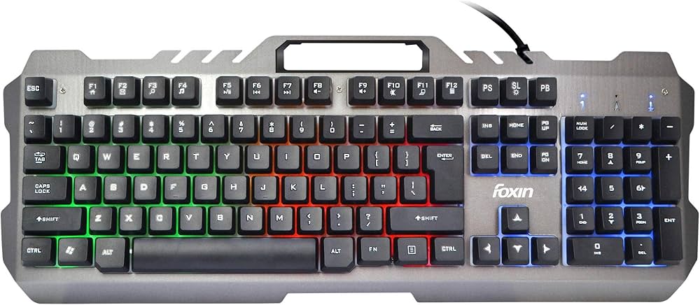 Amazon.in: Buy Foxin FGK-901 RGB Backlit Gaming Keyboard (Black