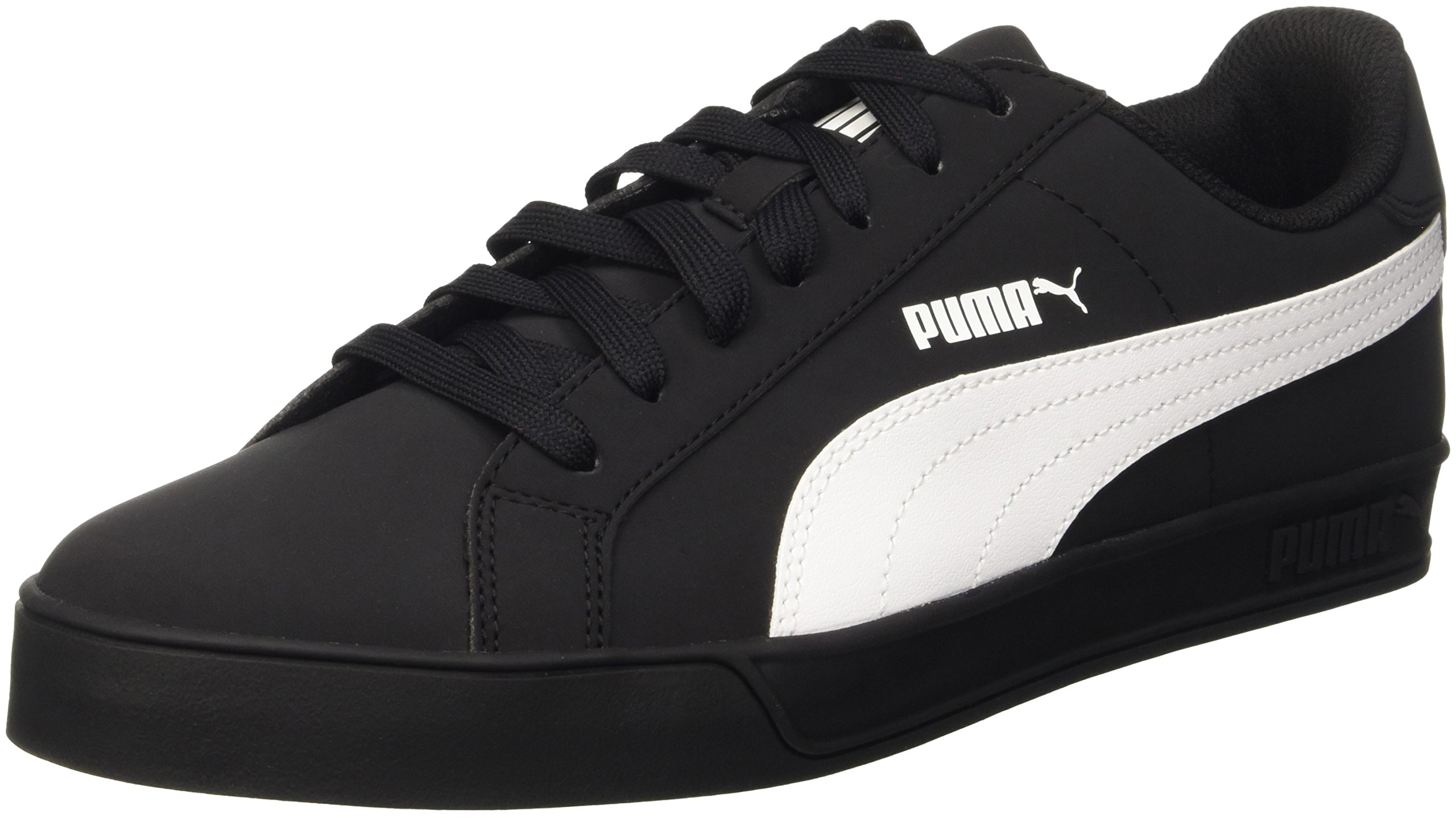 Puma Unisex-Adult Smash Vulc Black-White-Black Sneaker - 4 UK (35962214) (B01HBT37DO) Amazon Price History, Amazon Price Tracker