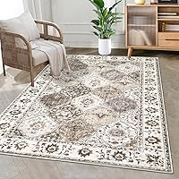 Vista 40 de HEBE - Alfombra de pasillo de 2 x 8 pies, lavable, vintage, envejecida, antideslizante, alfombra de lavandería, alfombra bohemia para pasillos