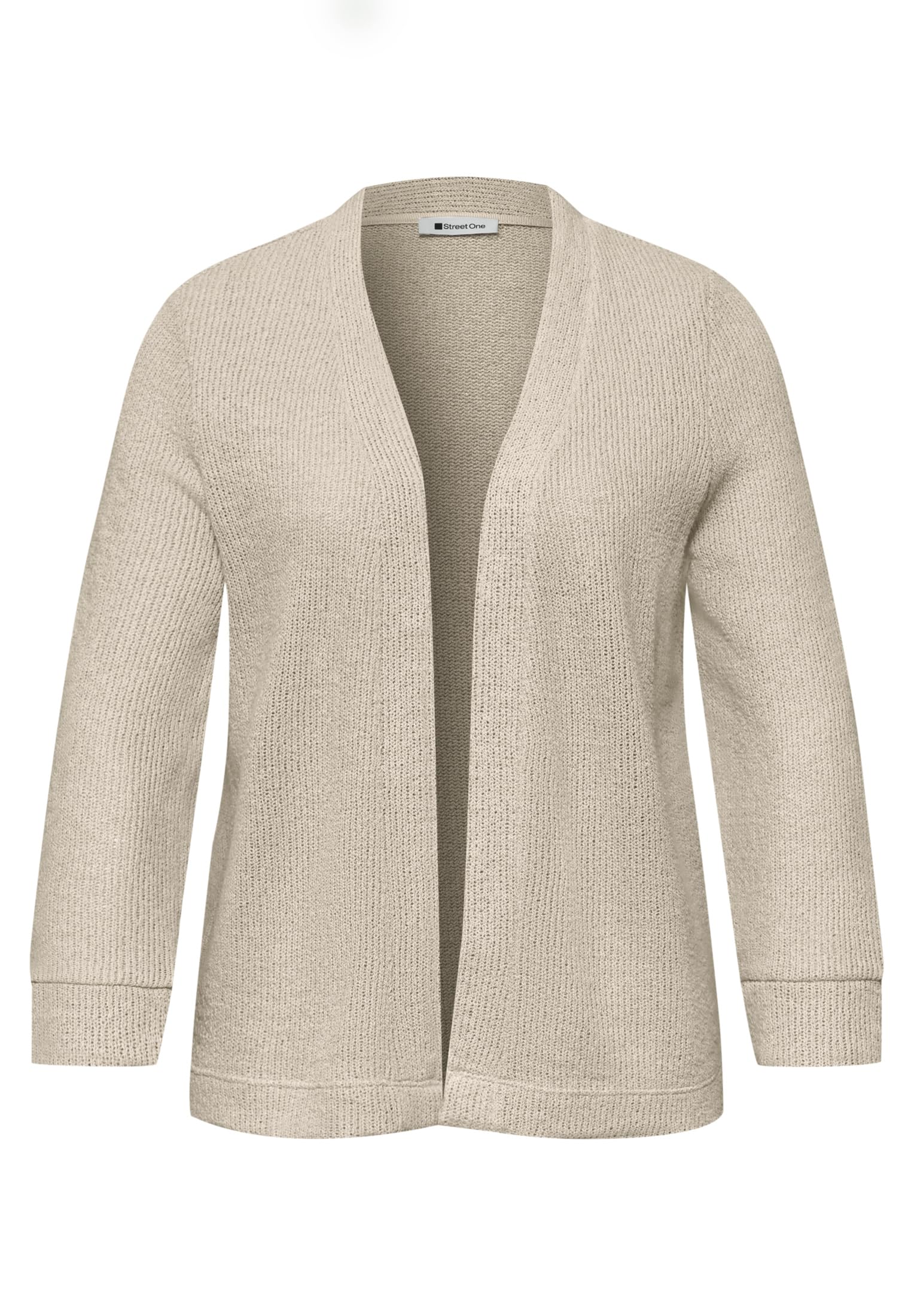 Street One Damen Langarm Jacke im Strick-Look