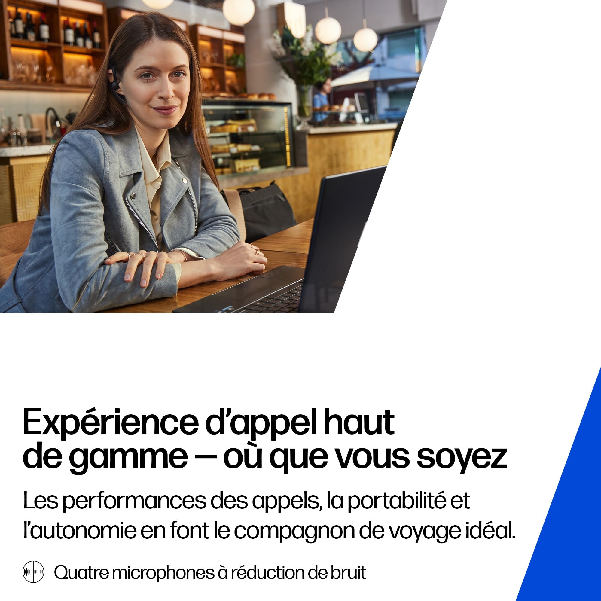 Poly Voyager Legend 50 Casque Customer Special 1 - Casque Bluetooth Simple avec Micro antibruit - Design Ergonomique - Commandes vocales - Léger - Connexion au Mobile/Tablette Via Bluetooth - Noir