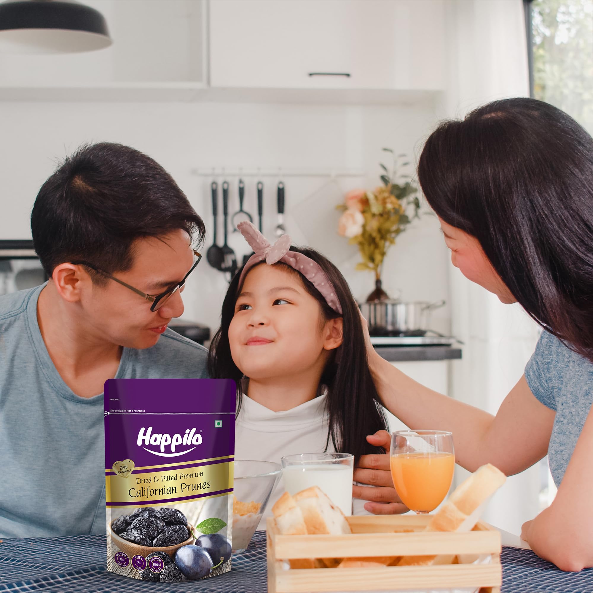 Happilo Premium Californian Pitted Prunes, 200g Healthy Snacks - Image 9 thumbnail