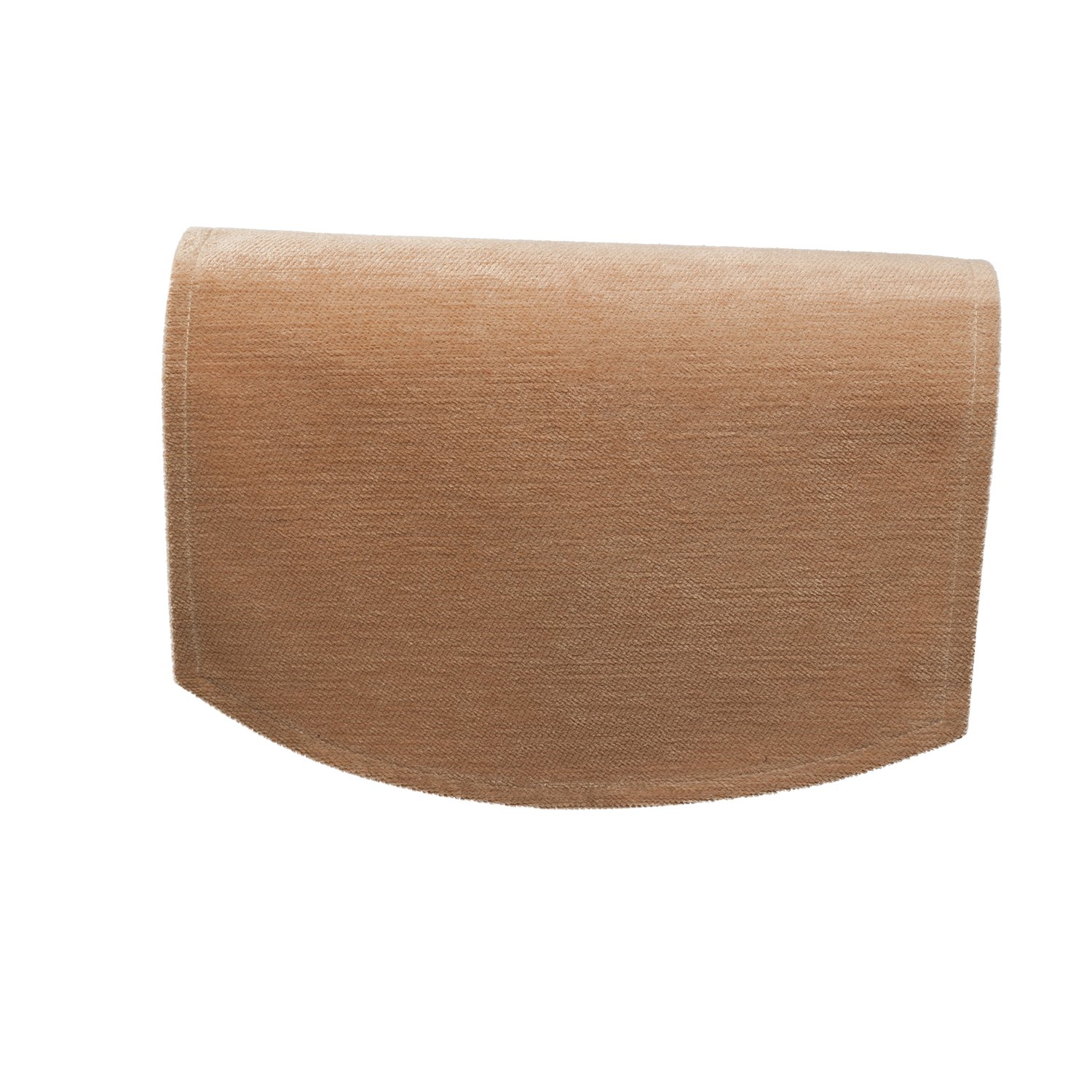 Classic Home Store Chenille Single Chair Back Plain Soft Touch Antimacassar Sofa Furniture Cover (Gold)