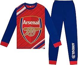Arsenal FC Boys Pyjamas Long Sublimation Kids OFFICIAL Football Gift