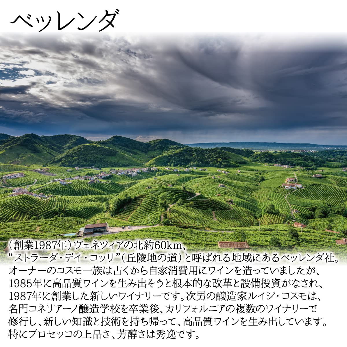 Amazon.co.jp: Bellenda(ベッレンダ) プロセッコ・スペリオーレ