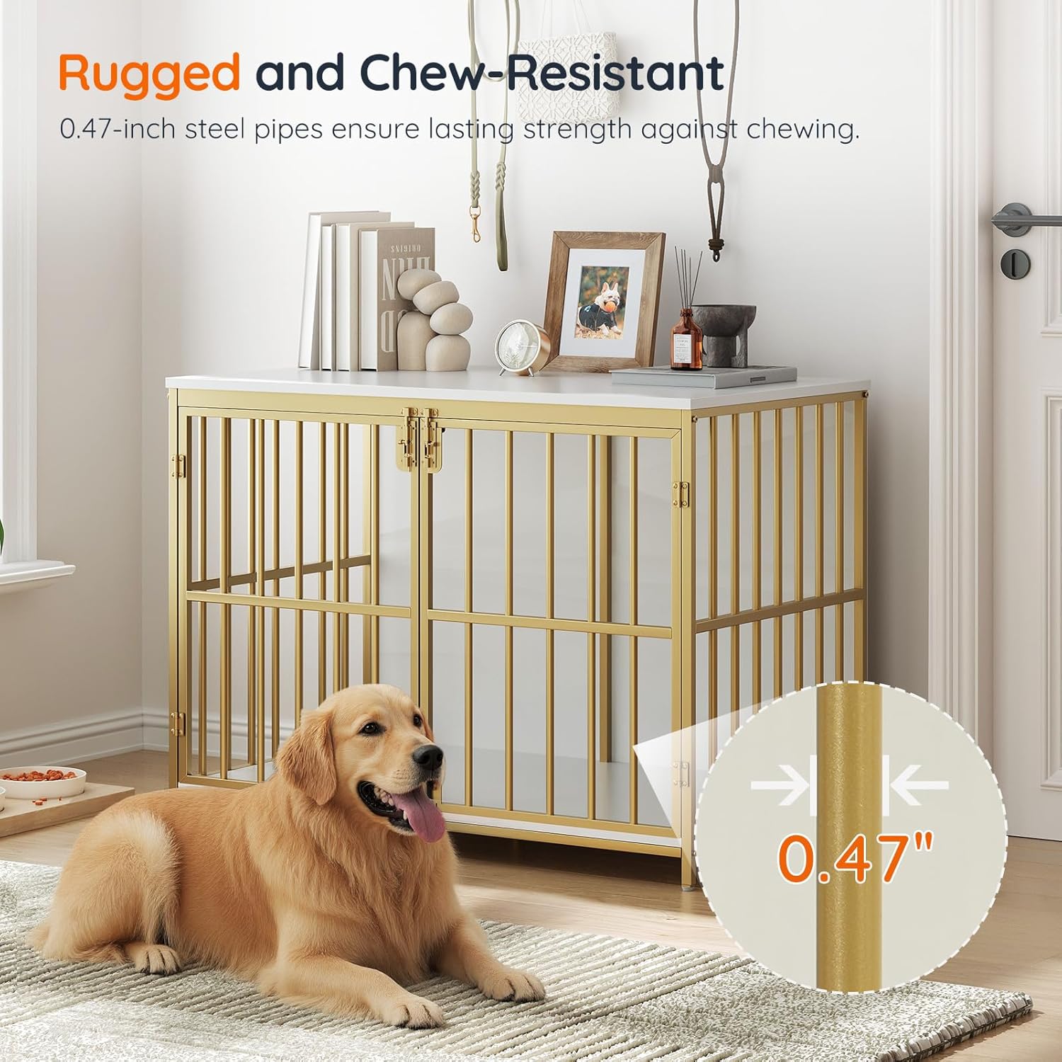 Stylish and Functional: Review of the HOOBRO 38.6" Dog Crate Furniture!
