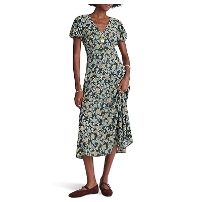Madewell Darya Dress Viscose Crepe Women