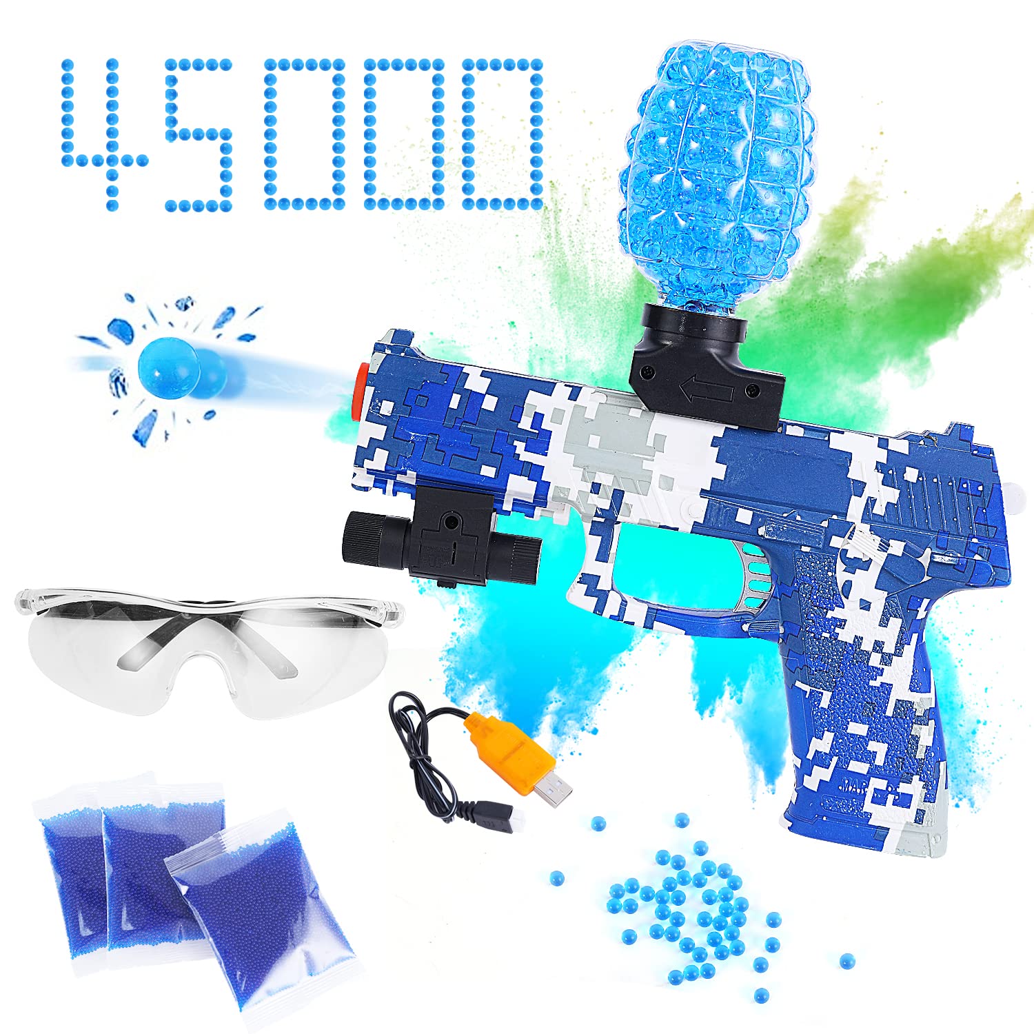 Buy Gel Ball Blaster Electric Splatter Ball, Gel Ball Blaster with