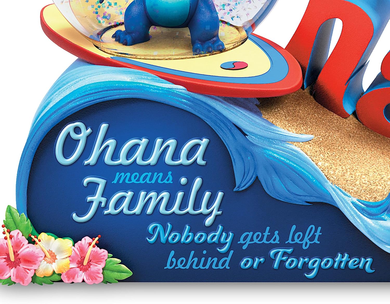 Disney Lilo & Stitch Musical Glitter Globe