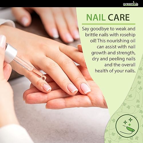 Miniatura 7 de GreenIVe - Aceite de rosa mosqueta - Rosa Canina - 100 puro - prensado en frío - Virgen - Exclusivamente en Tienda 2 onzas