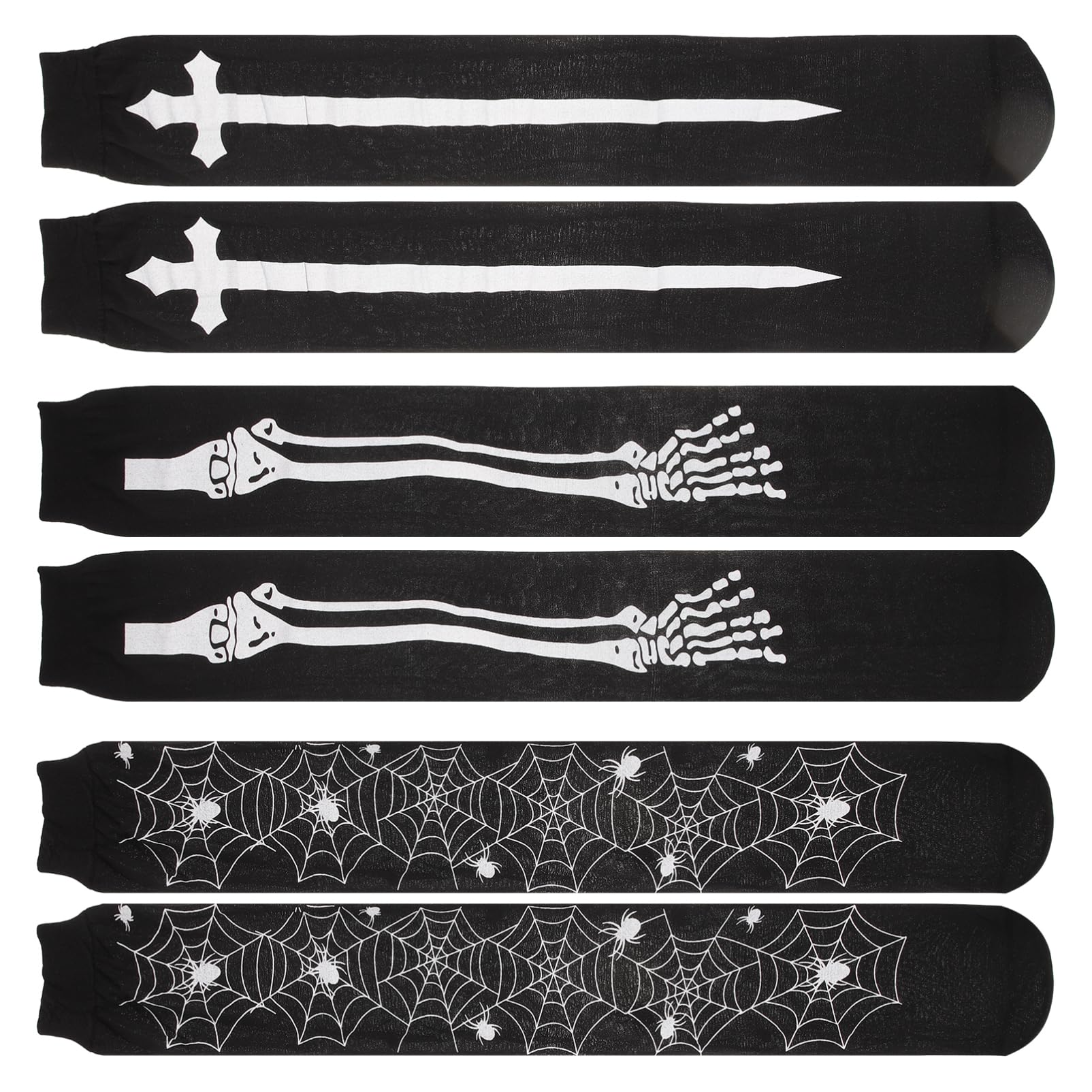 9paare Halloween-kostüm-strümpfe Mit - - -kniestrümpfe Für Partys Und Cosplay Bequeme Lange Socken Für Gruselige Auftritte Und Festliche Anlässe