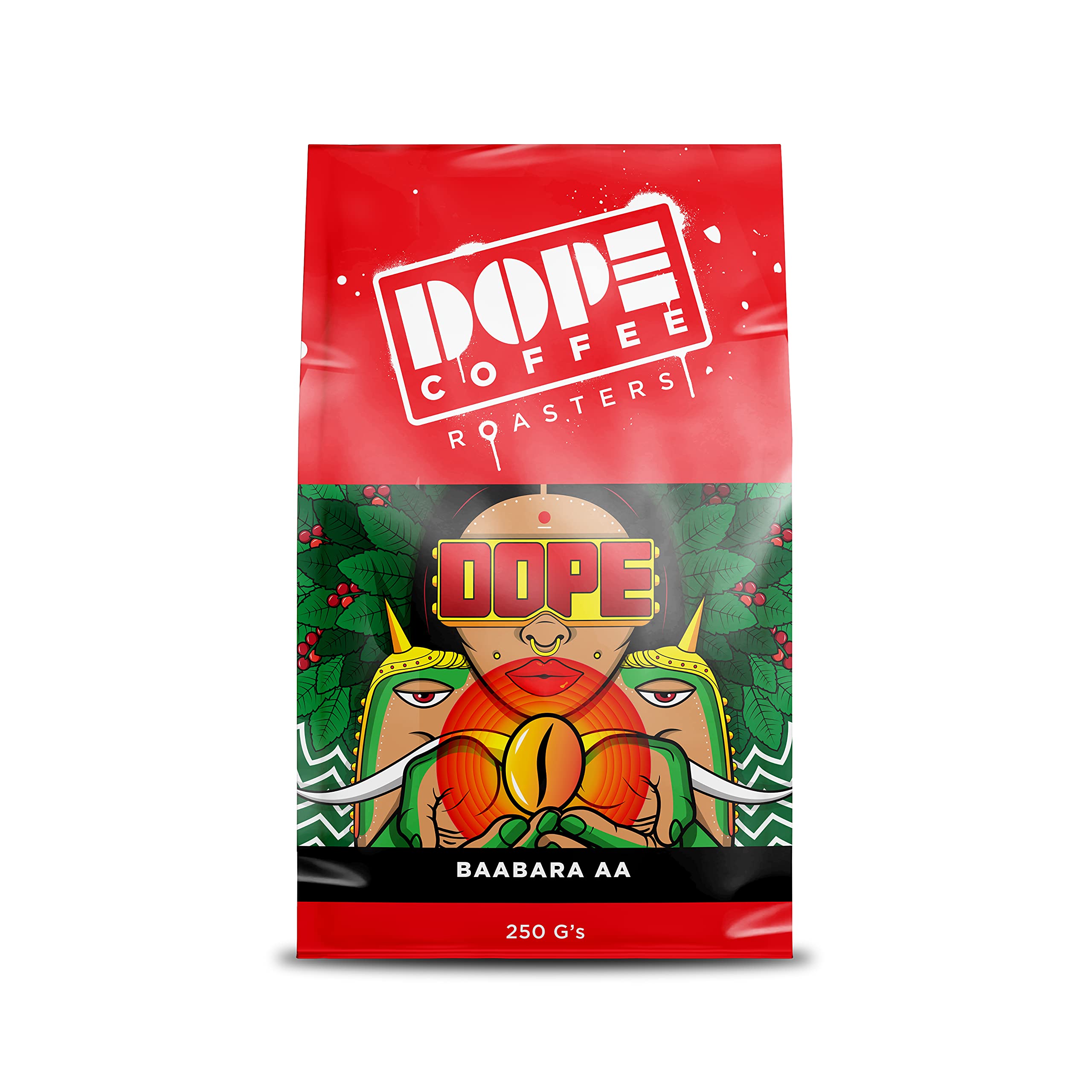 Dope Coffee Roasters Freshly Roasted Coffee, Baarbara Estate AA (South Indian Filter), 250 Gm