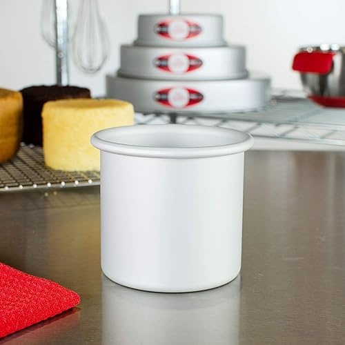 Vista 32 de Fat Daddio's - Molde redondo para pasteles, 14 x 3 pulgadas, plateado