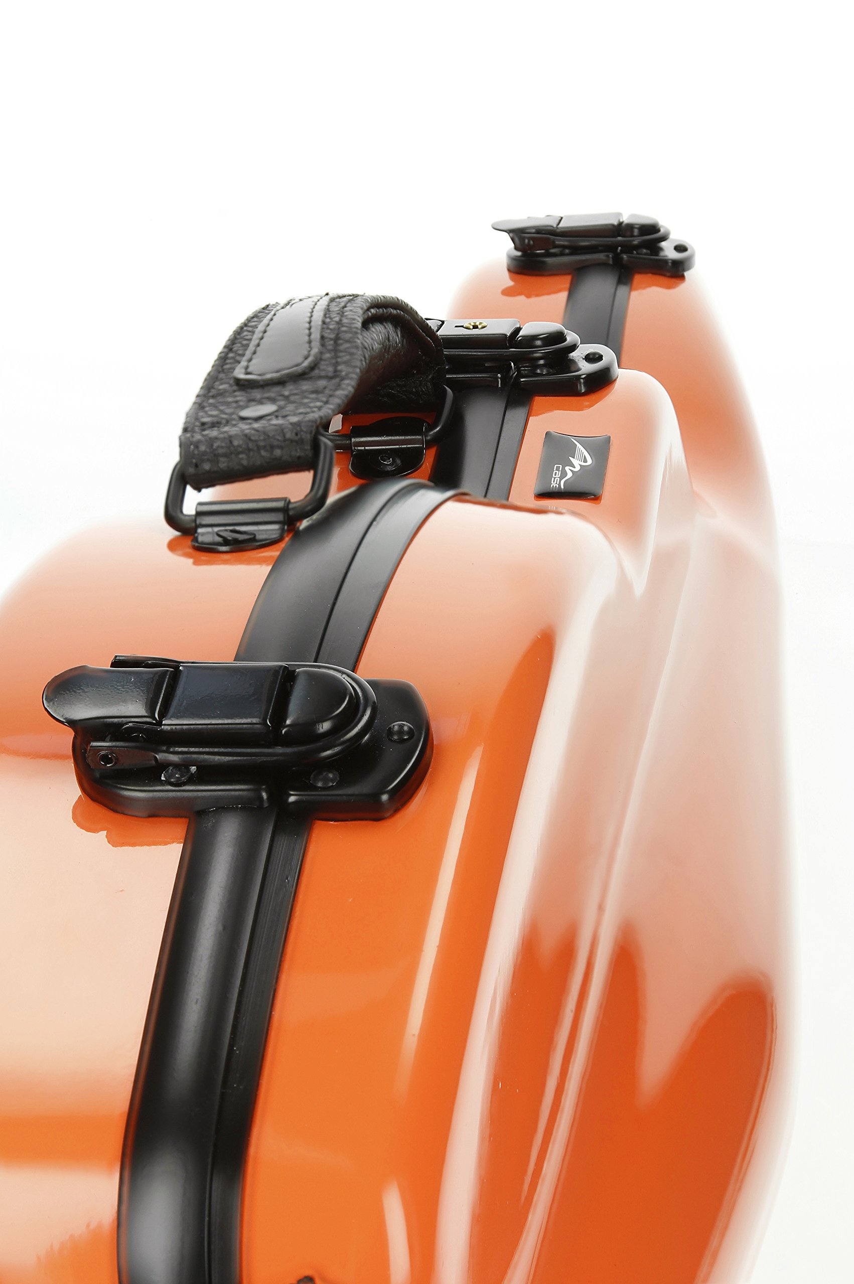 Custodia per violino in fibra di vetro Ultra light 4/4 Arancione M-Case