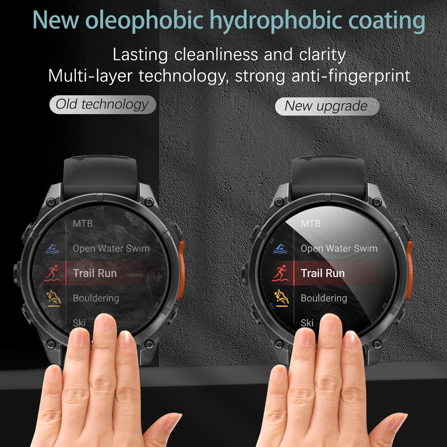 Vauki 4 Pezzi Pellicola Protettiva Compatibile con Garmin Venu 3s, Morbido Trasparente HD TPU Proteggi Schermo Ultra Sottile Senza Bolle, Anti-Scratch, Touch Sensibile Vauki 4 Pezzi Pellicola Protettiva Compatibile con Garmin Venu 3s, Morbido Trasparente HD TPU Proteggi Schermo Ultra Sottile Senza Bolle, Anti-Scratch, Touch Sensibile