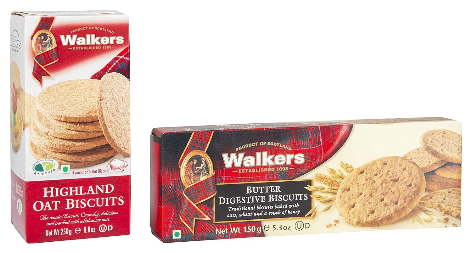 WALKERS Highland Oat & Butter Digestive Biscuits Of 2) Amazon