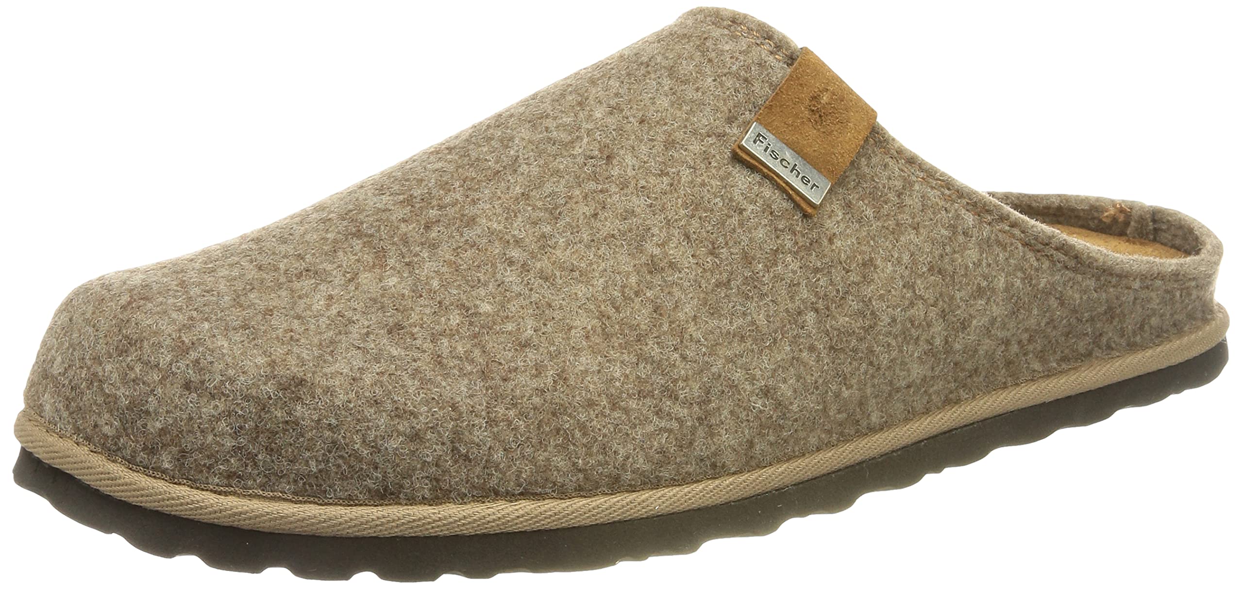 Fischer Mens Slippers Mule Brown 7 5