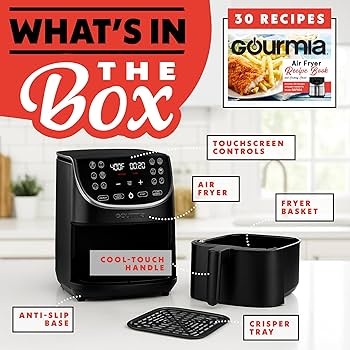 Amazon.com: Gourmia Air Fryer - 7 Qt Large Capacity, FryForce 360º