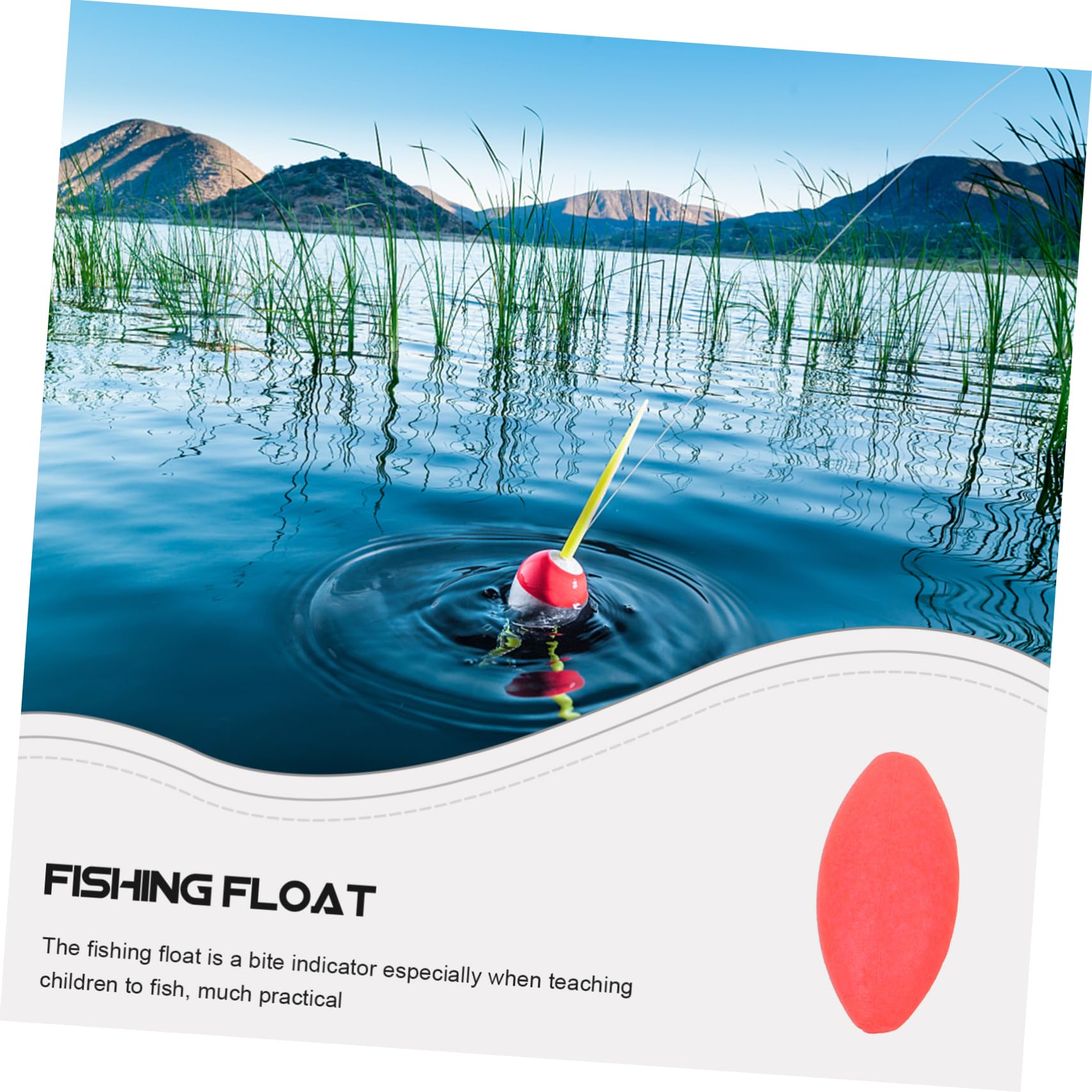 SUPVOX Kit Slittamento Galleggiante da Pesca Il Piolo Galleggia Galleggianti Esche Appiccicose Strumento di Pesca Accessori per La Pesca Arnesi da Pesca Plastica Rosso
